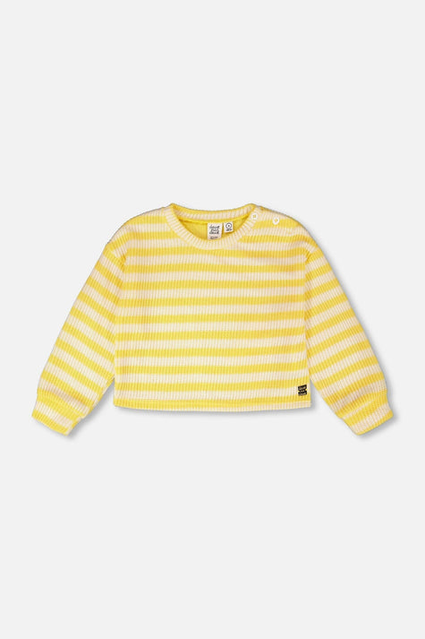 Striped Sweater Yellow And White