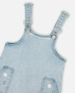 Light Blue Denim Overall Dress