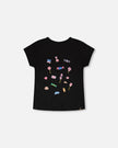 Organic Cotton Jersey T-Shirt Black