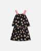 Woven Dress Black Lollipop Print