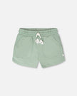 Organic Cotton Jersey Shorts Sage Green