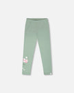 Organic Cotton Jersey Leggings Sage Green