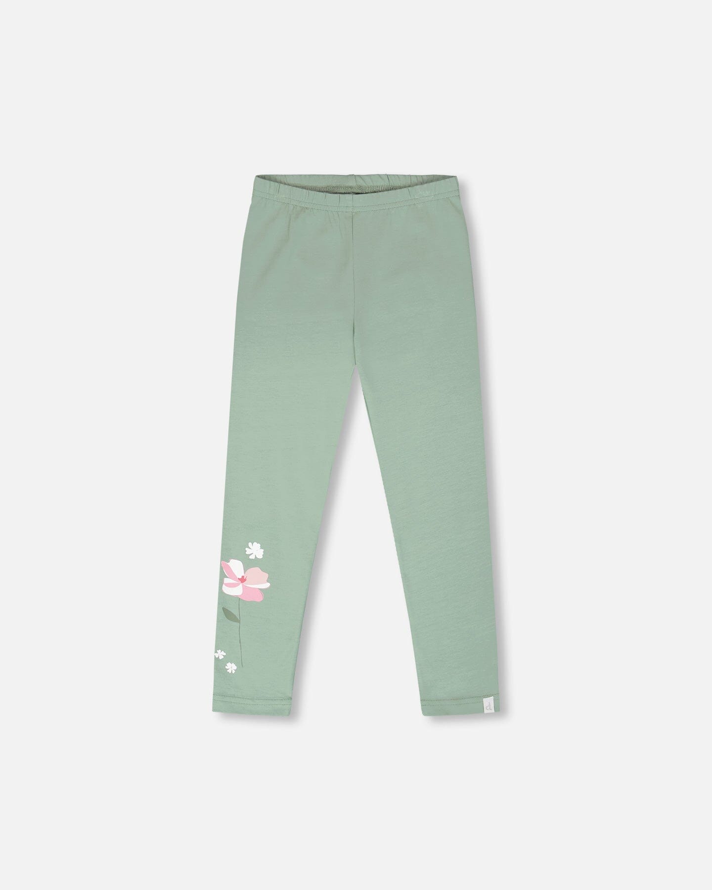 Organic Cotton Jersey Leggings Sage Green