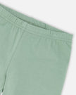 Organic Cotton Jersey Leggings Sage Green