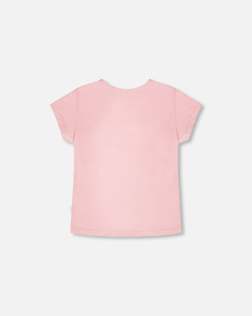 Organic Cotton Jersey T-Shirt Dusty Pink