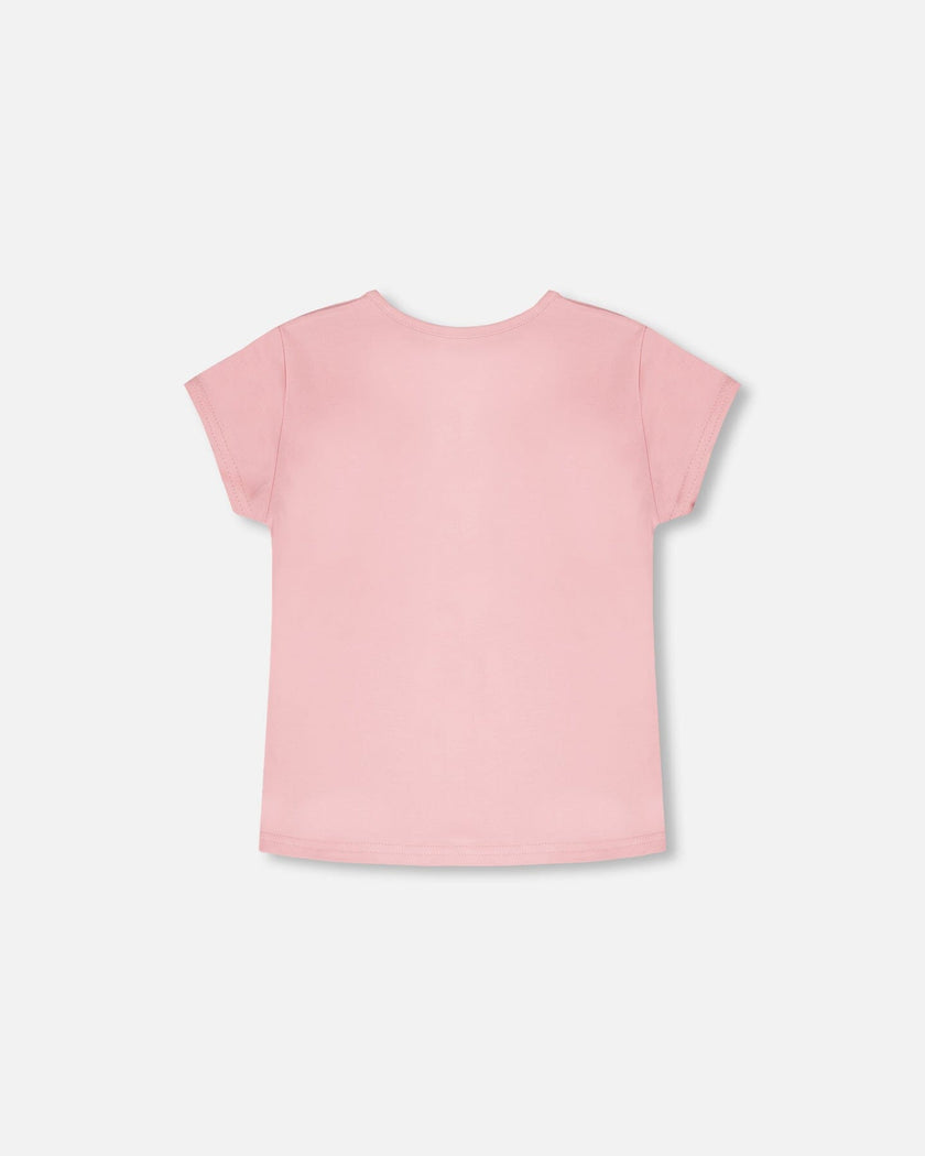 Organic Cotton Jersey T-Shirt Dusty Pink