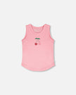 Organic Cotton Jersey Tank Top Pink