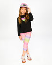 Organic Cotton Jersey Long Sleeve T-Shirt Black