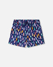 Boardshorts Blue Surfboard Print