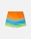 Boardshorts Orange Blue And Green Gradient