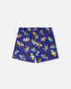 Boardshorts Blue Truck Print
