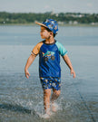 Boardshorts Blue Truck Print