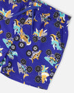 Boardshorts Blue Truck Print