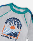 Long Sleeve Rashguard Pale Gray