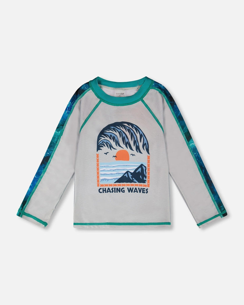 Long Sleeve Rashguard Pale Gray