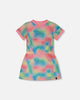 Mesh Beach Dress Multicolor