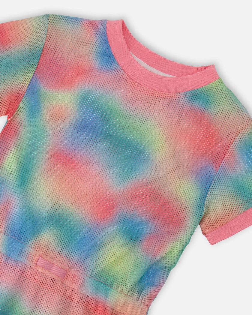 Mesh Beach Dress Multicolor