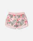 Swim Shorts Pink Hibiscus Print