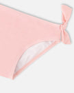 Two-Piece Swimsuit Pink Hibiscus Print