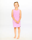 Terry Cloth Beach Dress Lilac