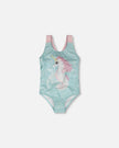 One-Piece Swimsuit Aqua