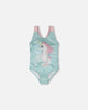 One-Piece Swimsuit Aqua