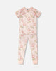 Organic Cotton Two-Piece Pyjama Set Pale Pink Bear Print