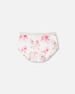Organic Cotton Boyshort Panty Pink Printed Flowers