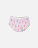 Organic Cotton Boyshort Panty Lilac Printed Ice Creams