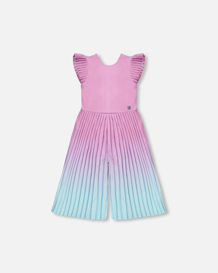 Capri Jumpsuit Mauve Gradient