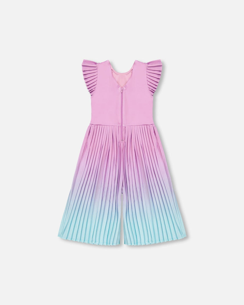 Capri Jumpsuit Mauve Gradient