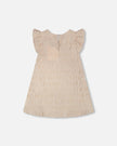Striped Dress Off White And Sand