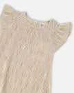 Striped Dress Off White And Sand