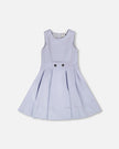 Sleeveless Neoprene Dress Lavender