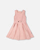 Sleeveless Neoprene Dress Pale Pink