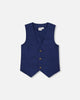 Elegant Vest Blue
