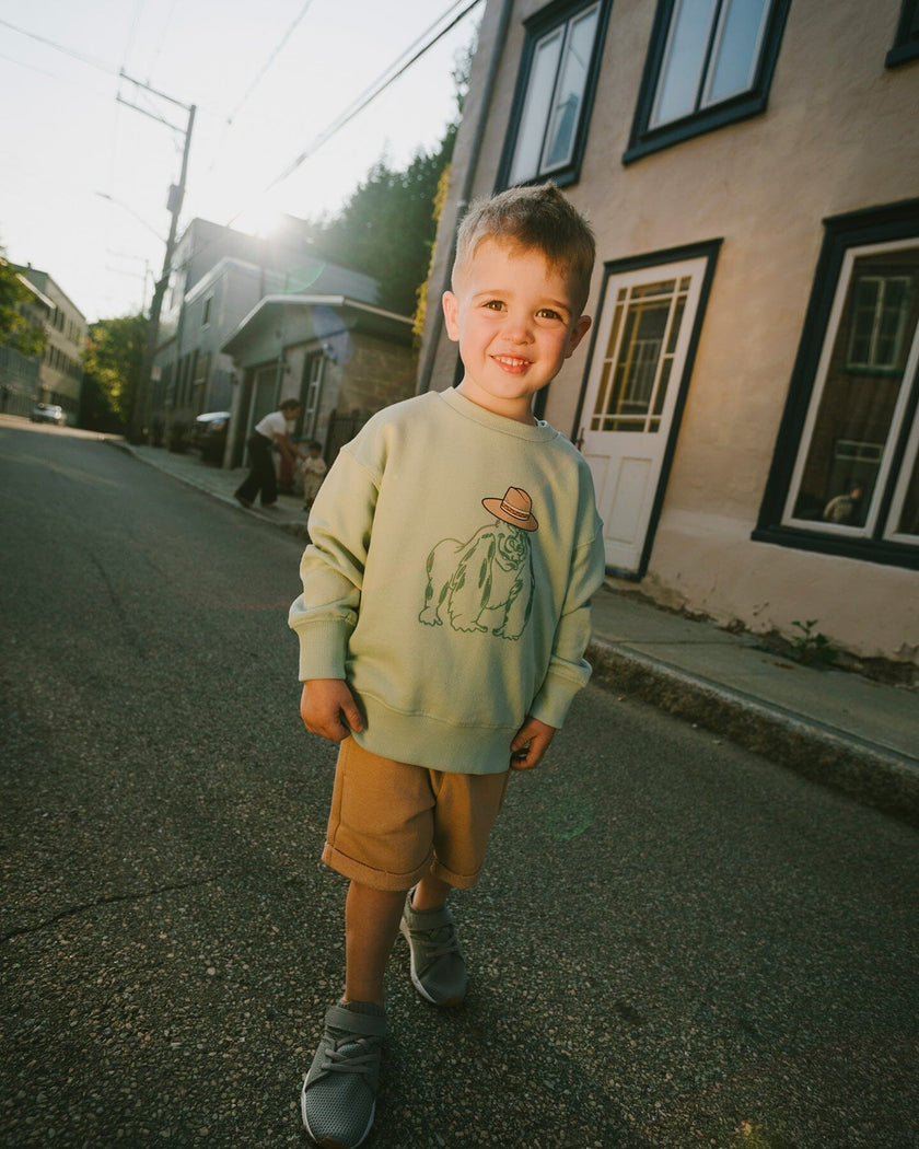 French Terry Sweatshirt Mint Green