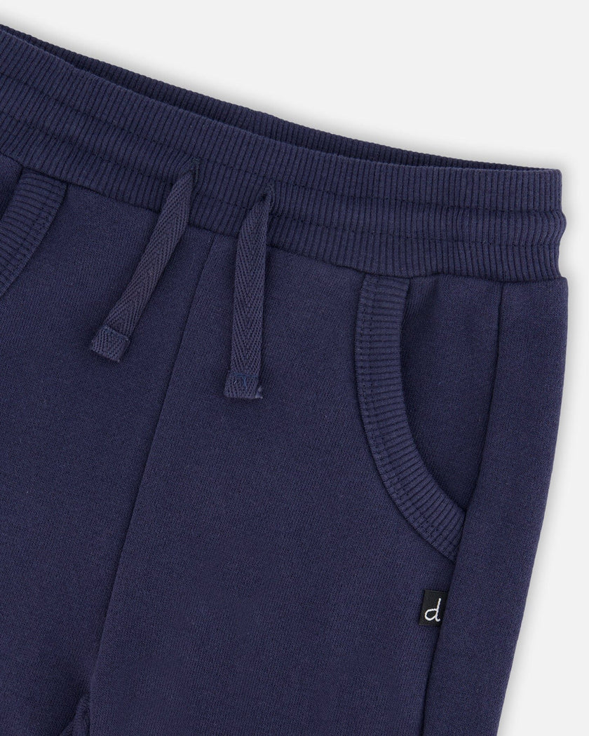 French Terry Pants Blue