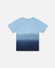 Organic Cotton Short Sleeve T-Shirt Blue Gradient