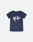 Organic Cotton Short Sleeve T-Shirt Blue