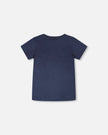 Organic Cotton Short Sleeve T-Shirt Blue
