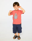 Organic Cotton Short Sleeve T-Shirt Brick