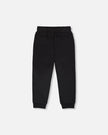 French Terry Sweatpants With Cross Seams Black