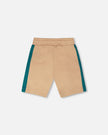 Sporty French Terry Shorts Beige