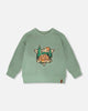 French Terry Sweatshirt Pale Green