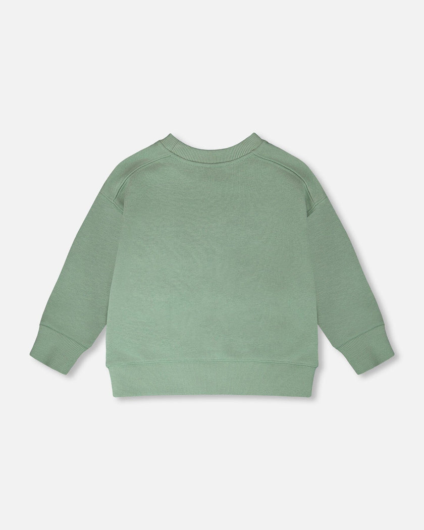 French Terry Sweatshirt Pale Green