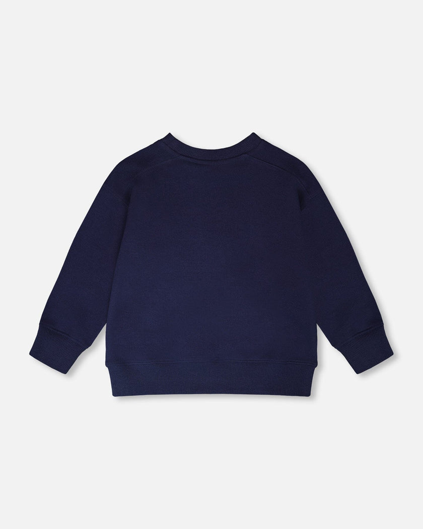 French Terry Sweatshirt Dark Blue