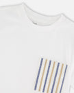 Jersey T-Shirt With Chest Pocket White