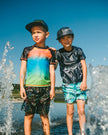 Cap Black Dinosaur Print