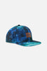 Cap Blue Wave Print